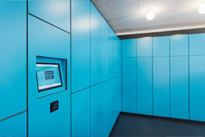 Opening of first digital locker station 2022